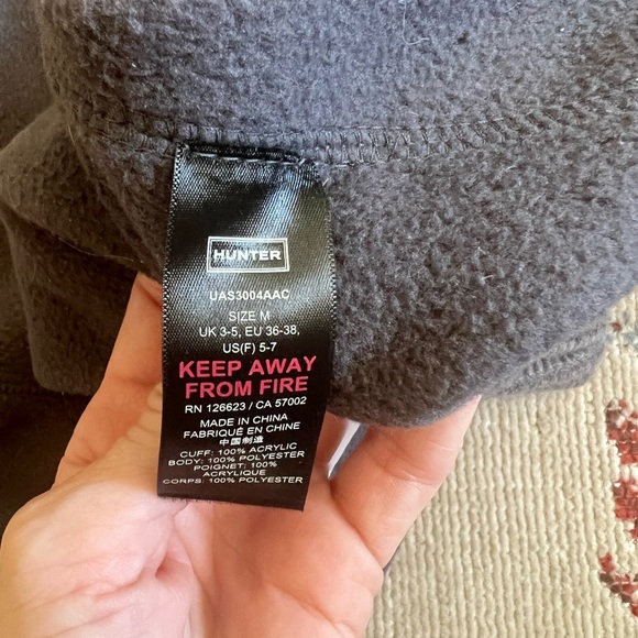 Hunter Fleece Boot Inserts Size Medium - Picture 4 of 4